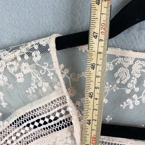 BAE Dress Womens M Pink Blush Lace Cottage Core Fairy Feminine Victorian NEW - Picture 6 of 16